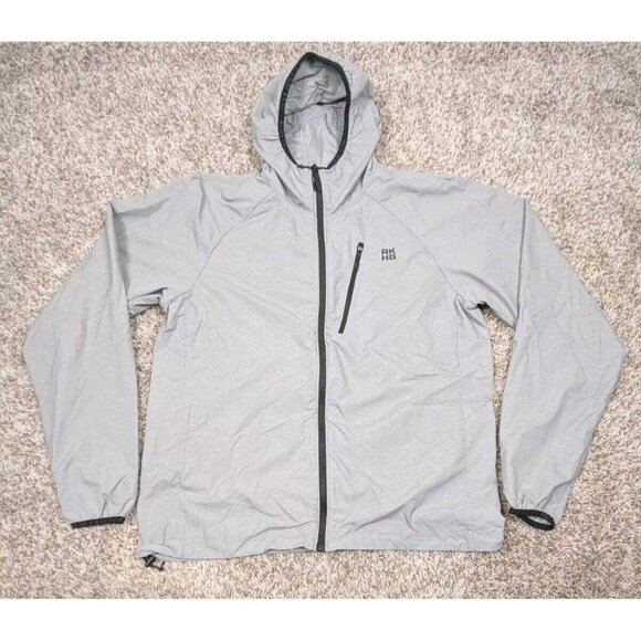 Alaskan Hardgear Windbreaker Mens Medium Full Zip Packable Windproof Lightweight - Picture 1 of 7